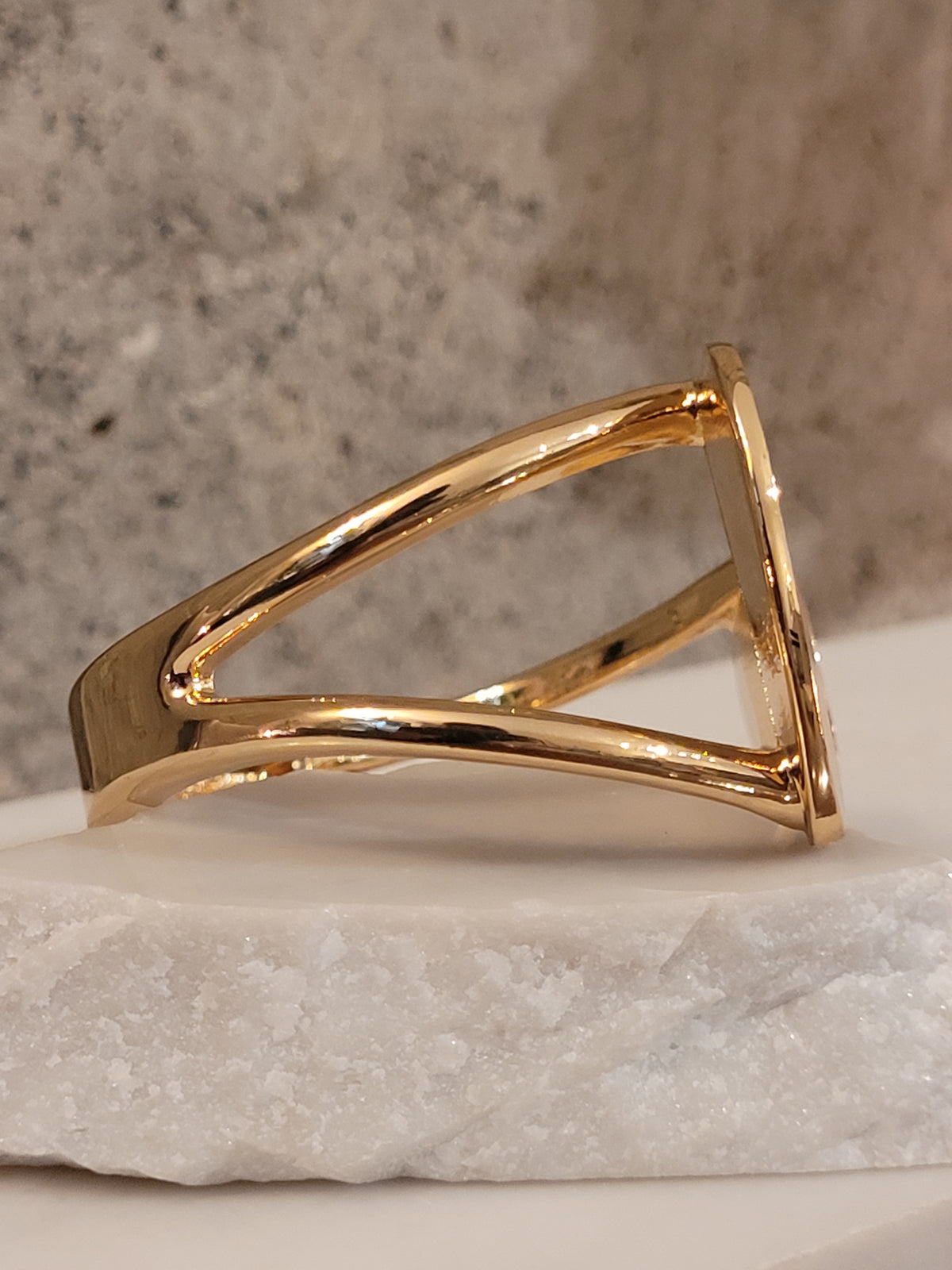 Sculptural Cuff Bracelet