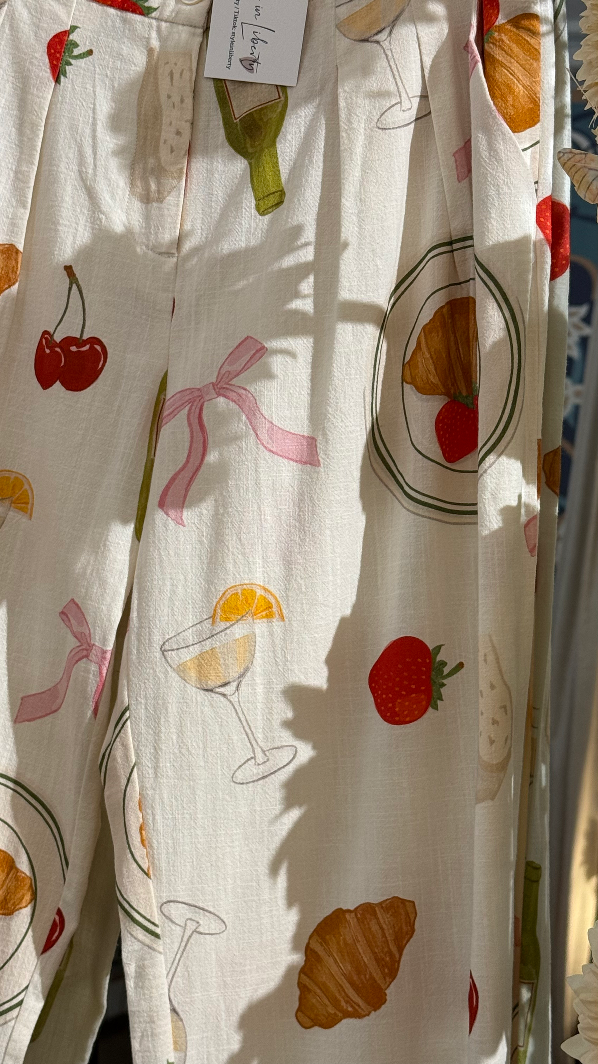 Printed Relaxed Pants