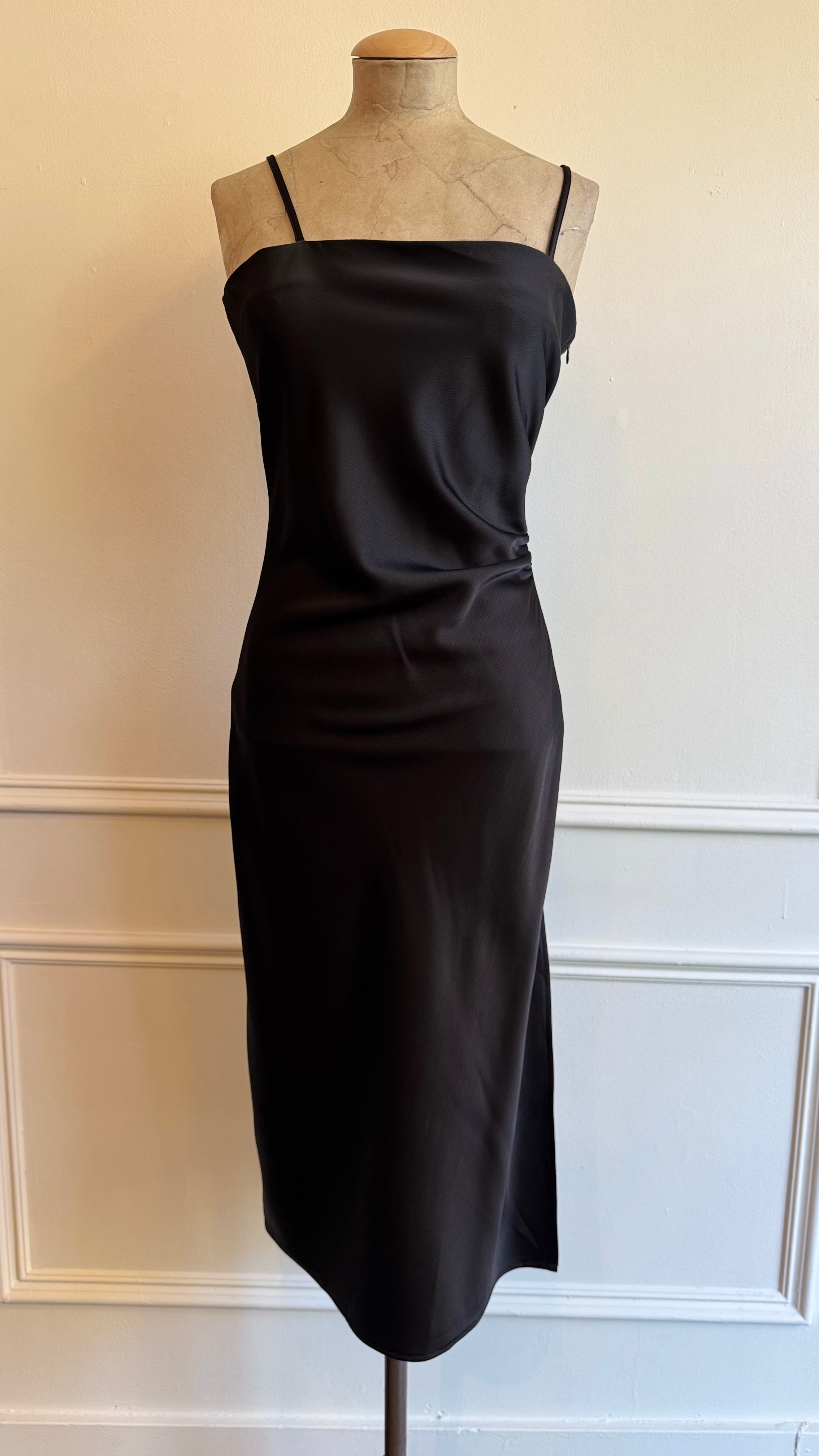 Ruched Waist Midi Dress