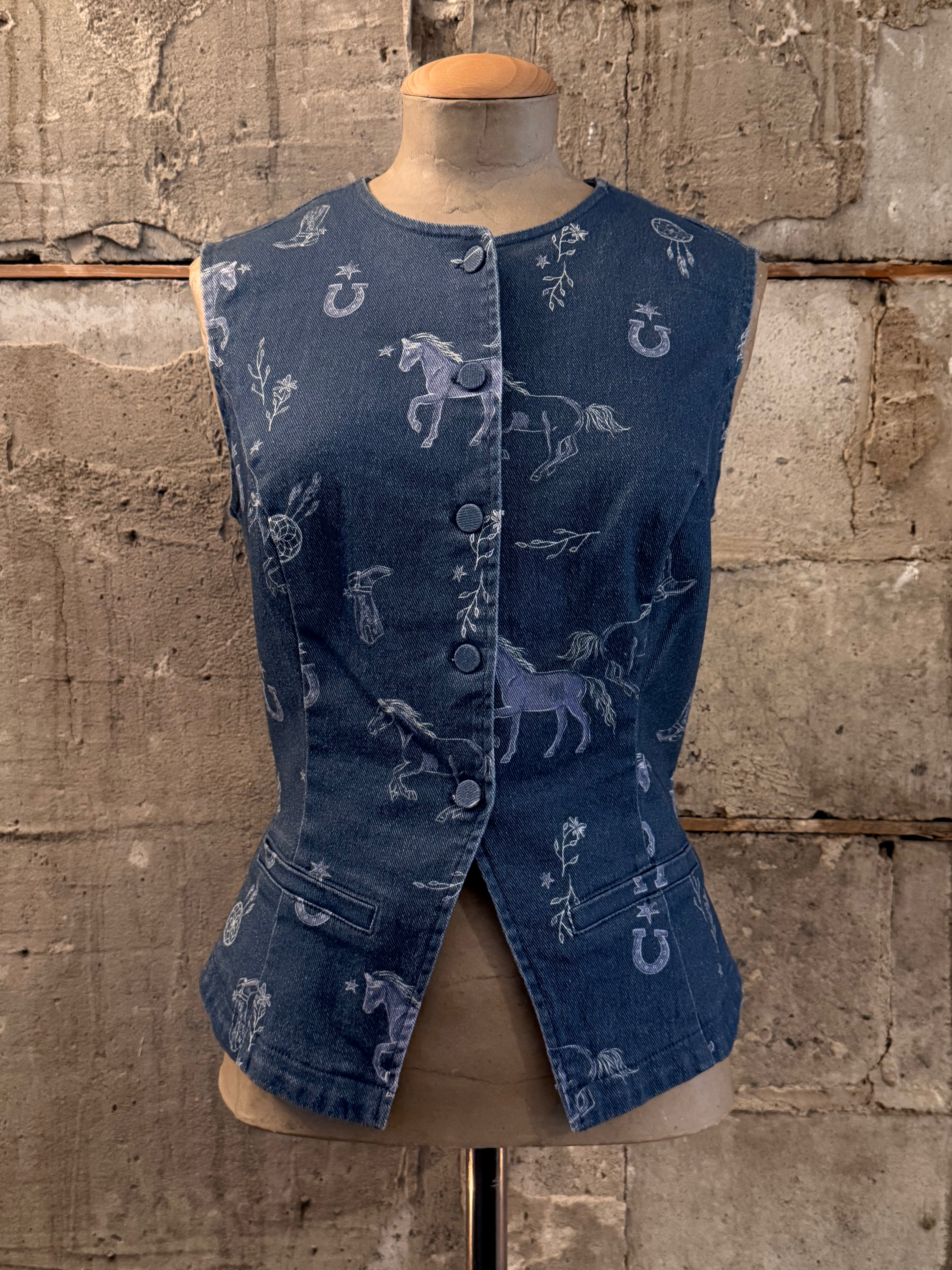 Western Demin vest