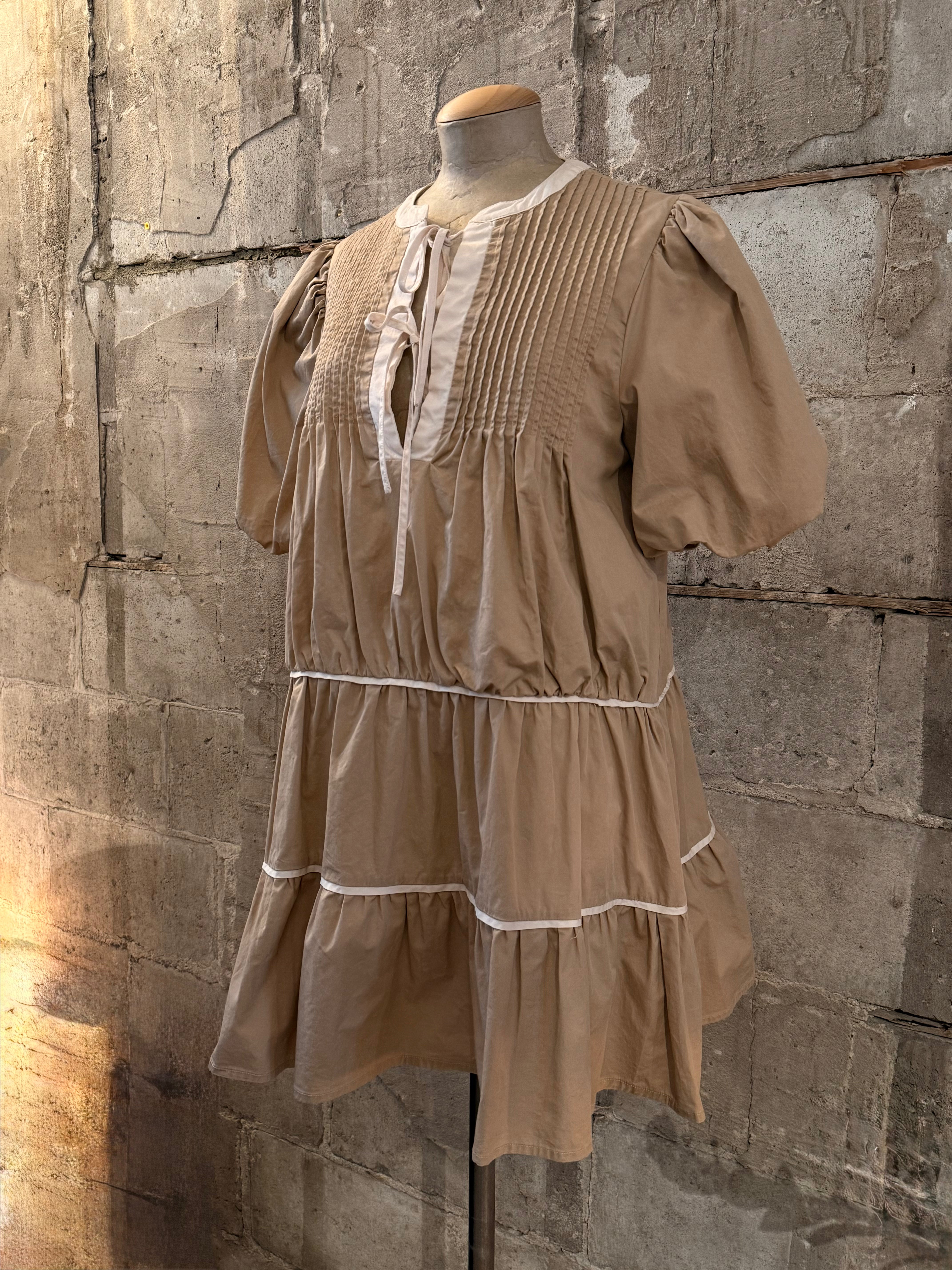 Khaki mini dress