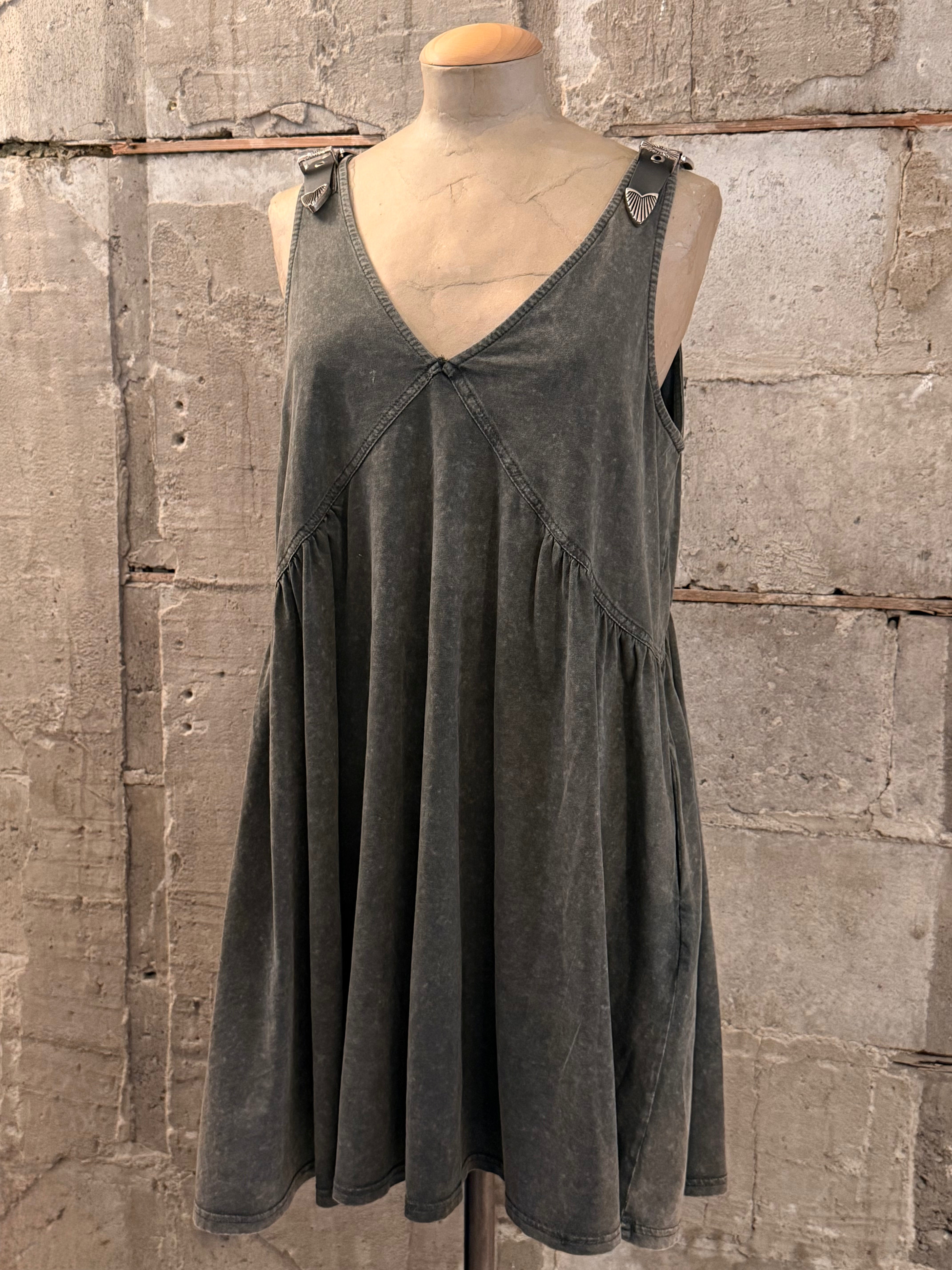 Grey mini dress