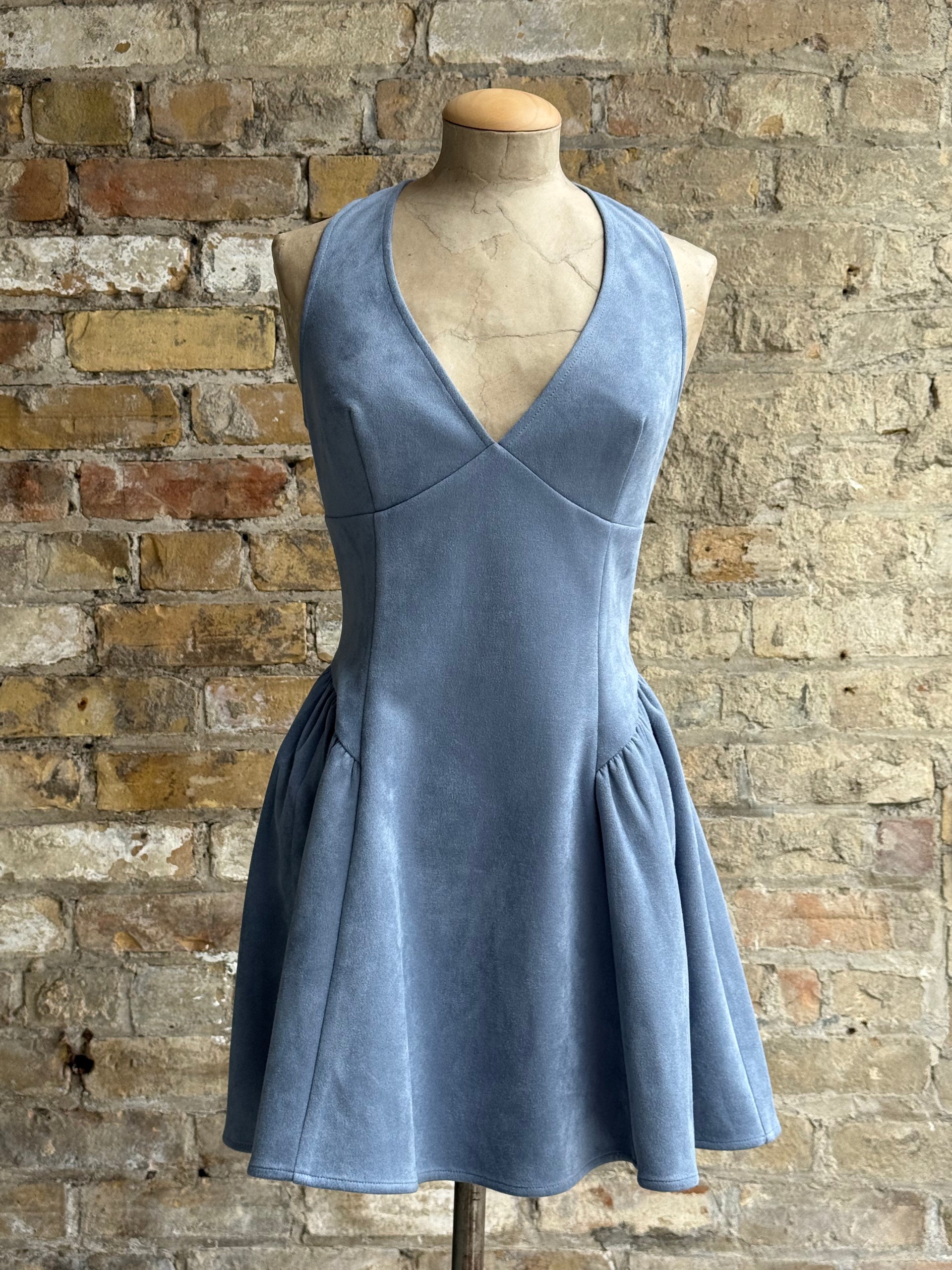 blue suede dress have for your fall wardrobe lineup Bluet Suede Dress - Navy