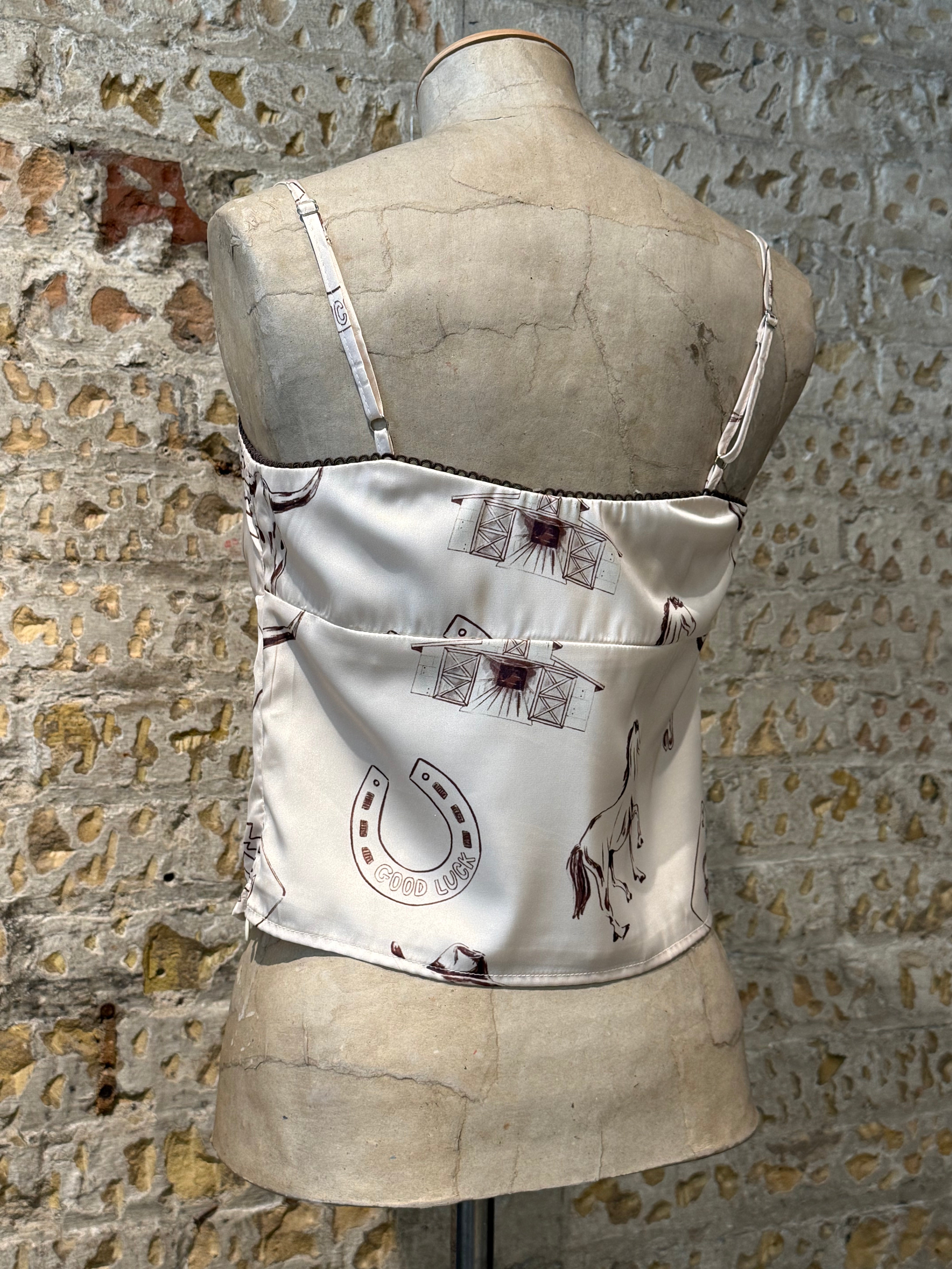 Cowboy print top