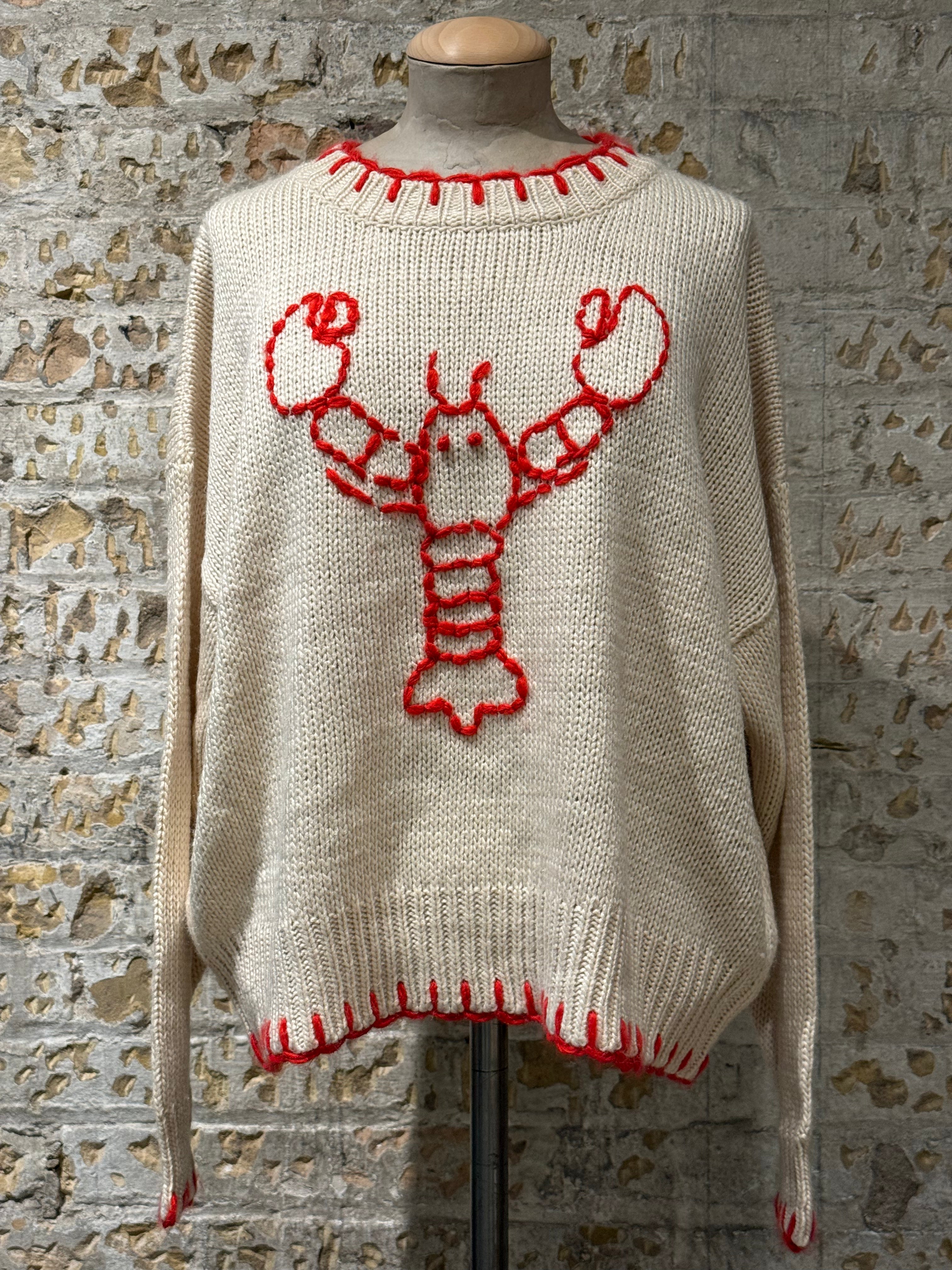 Sweater, lobster crochet