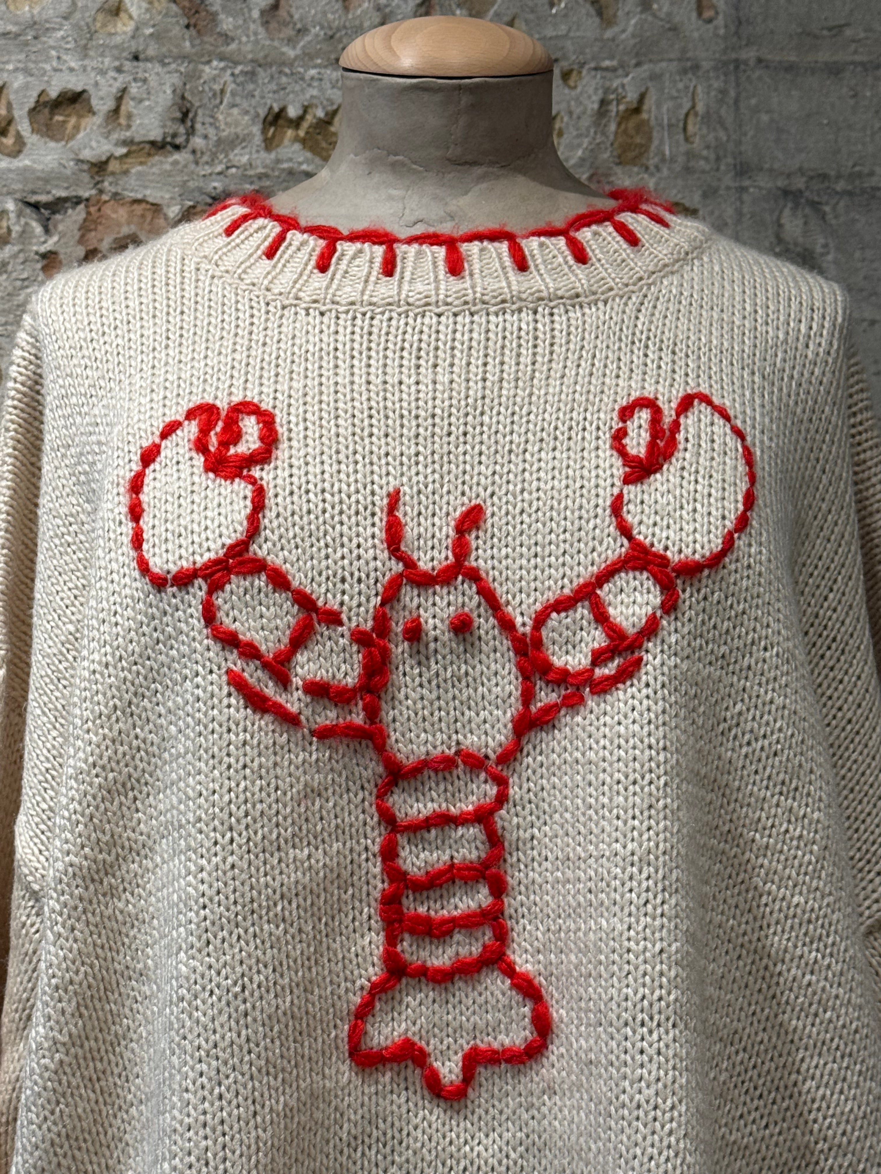 Sweater, lobster crochet